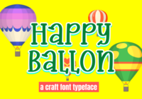 Happy Ballon Font - Featured Image