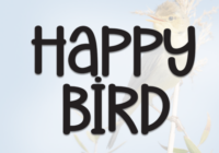 Happy Bird Font - Featured Image