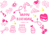 Happy Birthday Font - Featured Image