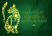 Happy Cat Mandala Monogram Font - Featured Image