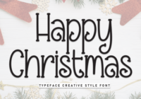 Happy Chistmas Font - Featured Image