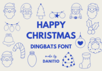 Happy Christmas Font - Featured Image