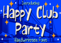 Happy Club Party Font - Featured Image