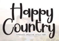 Happy Country Font - Featured Image
