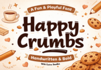 Happy Crumbs Font - Featured Image