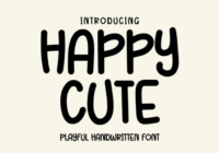 Happy Cute Font - Featured Image