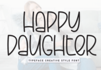 Happy Daughter Font - Featured Image