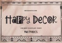 Happy Decor Font - Featured Image