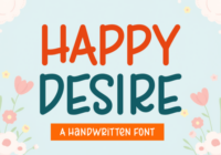 Happy Desire Font - Featured Image