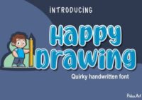 Happy Drawing Font - Featured Image