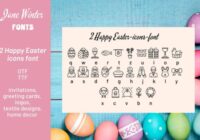 Happy Easter Icons Font - Featured Image