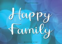 Happy Family Font - Featured Image