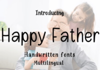 Happy Father Font - Featured Image
