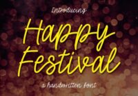 Happy Festival Font - Featured Image