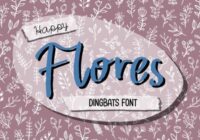 Happy Flores Font - Featured Image