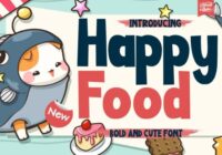 Happy Food Font - Featured Image