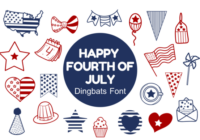 Happy Fourth of July Font - Featured Image