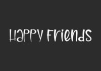 Happy Friends Font - Featured Image