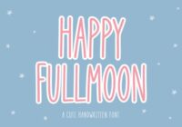 Happy Full Moon Font - Featured Image