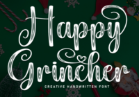 Happy Grincher Font - Featured Image
