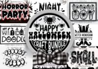 Happy Halloween Bundle Font - Featured Image
