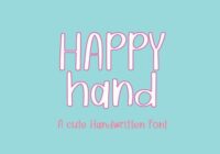 Happy Hand Font Font - Featured Image