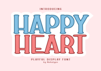 Happy Heart Font - Featured Image