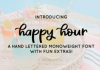 Happy Hour Font - Featured Image