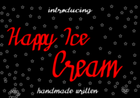 Happy Ice Cream Font - Featured Image