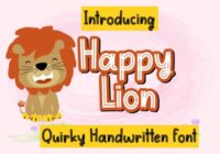 Happy Lion Font - Featured Image