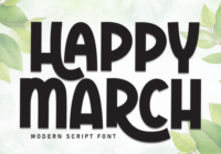 Happy March Font - Featured Image