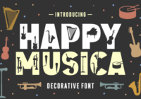 Happy Musica Font - Featured Image