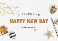 Happy New Day Font - Featured Image