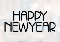 Happy Newyear Font - Featured Image
