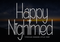 Happy Nightmed Font - Featured Image