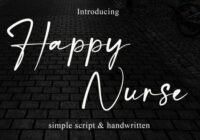 Happy Nurse Font - Featured Image