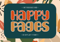 Happy Pages Font - Featured Image