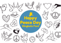Happy Peace Day Font - Featured Image