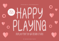 Happy Playing Font - Featured Image