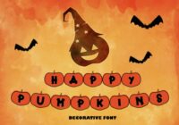 Happy Pumpkins Font - Featured Image
