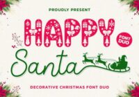 Happy Santa Duo Font - Featured Image