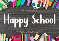 Happy School Font - Featured Image