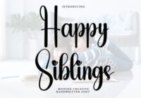 Happy Siblings Font - Featured Image