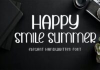 Happy Smile Summer Font - Featured Image