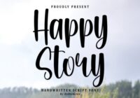 Happy Story Font - Featured Image