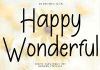 Happy Wonderful Font - Featured Image