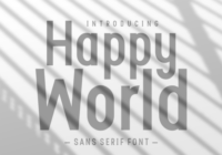 Happy World Font - Featured Image