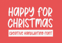 Happy for Christmas Font - Featured Image