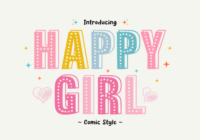 Happygirl Regular Font - Featured Image