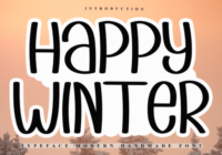 Happywinter Font - Featured Image